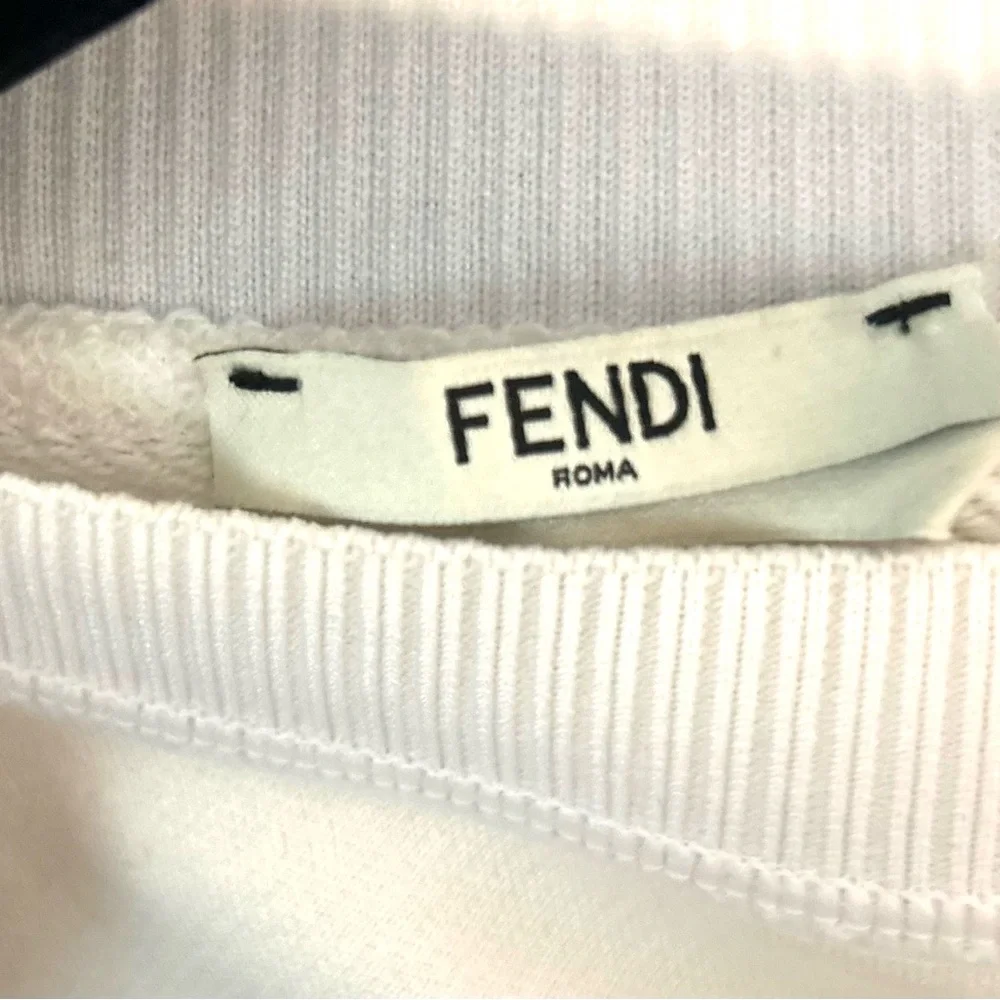 F is Fendi logo eyelet sweatshirt - Picture 8 of 10